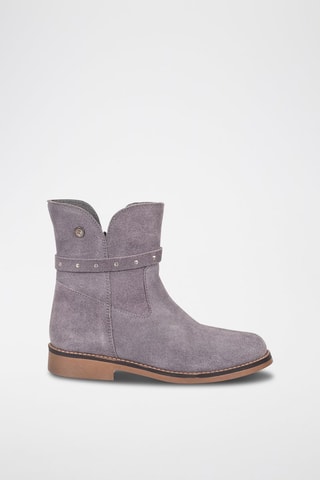 Botins em nobuck Malva