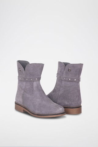 Botins em nobuck Malva