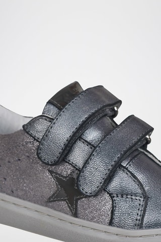 Sapatilhas de couro Cinzento