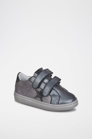 Sapatilhas de couro Cinzento