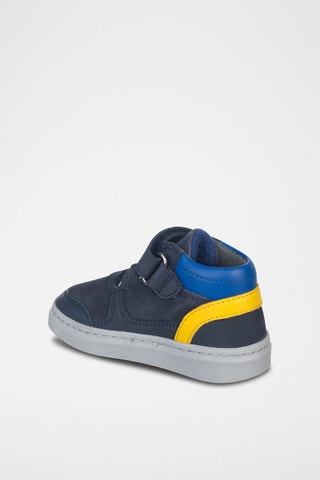 Sapatilhas de couro Azul-marinho