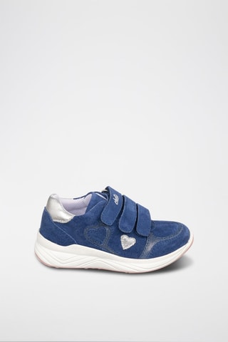 Sapatilhas de couro Azul-marinho