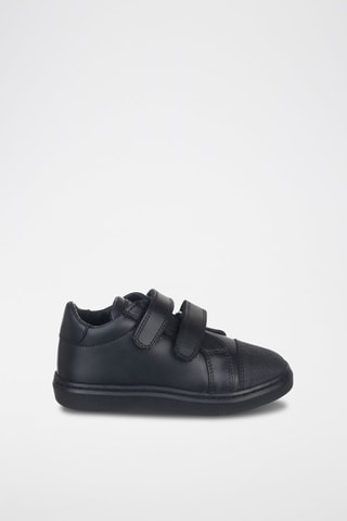 Sapatilhas de couro Preto