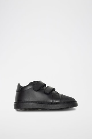 Sapatilhas de couro Preto