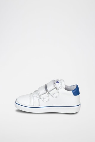 Sneakers em couro Branco