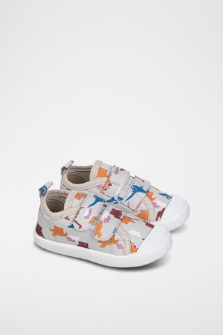 Sapatilhas Cinzento e vermelho