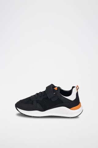 Sapatilhas de couro Preto