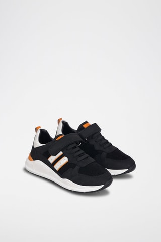 Sapatilhas de couro Preto