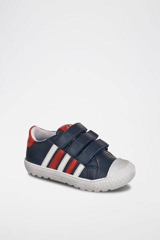 Sapatilhas de couro Azul-escuro