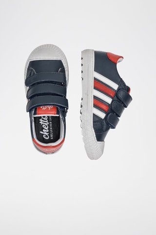 Sapatilhas de couro Azul-escuro