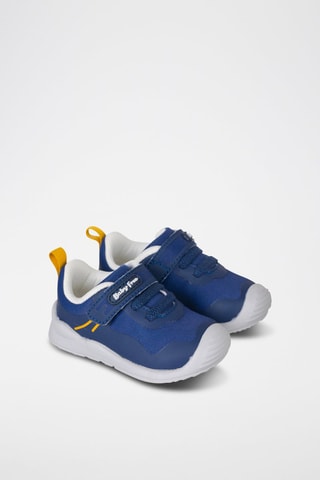 Sapatilhas de couro - Azul e amarelo