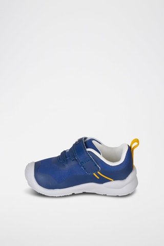 Sapatilhas de couro - Azul e amarelo