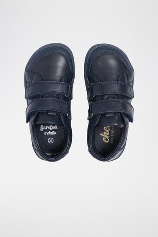 Sapatilhas de couro - Azul-marinho