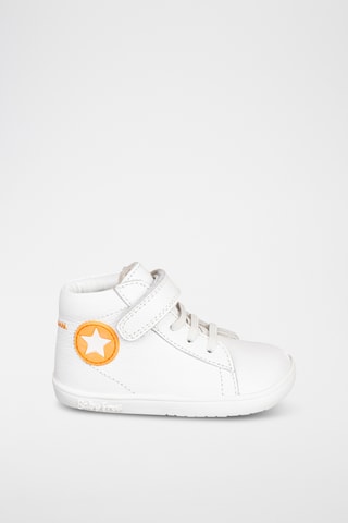 Bottines en cuir - Blanc