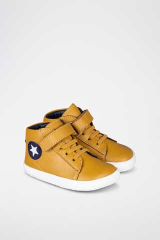 Bottines en cuir - Camel