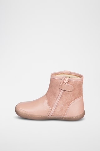 Bottines en cuir - Rose