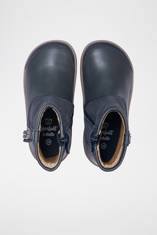 Botins em couro - Azul-marinho