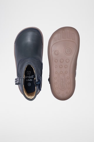 Botins em couro - Azul-marinho