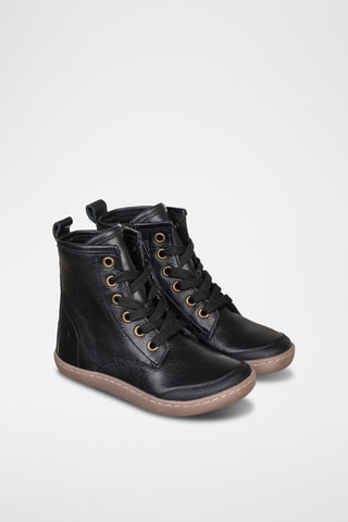 Bottines en cuir - Noir
