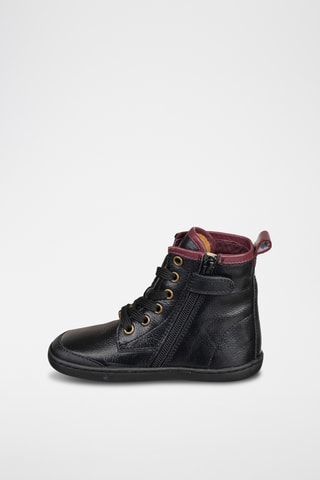 Bottines en cuir - Noir