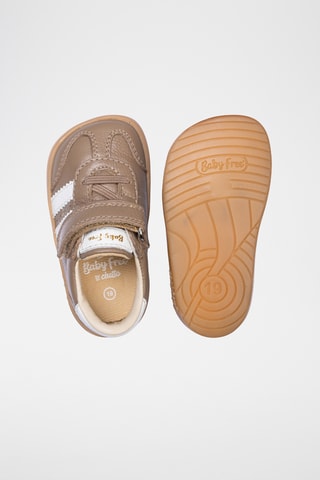 Baskets en cuir - Taupe