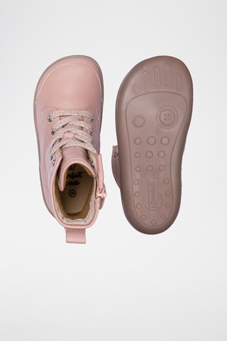 Bottines en cuir - Rose