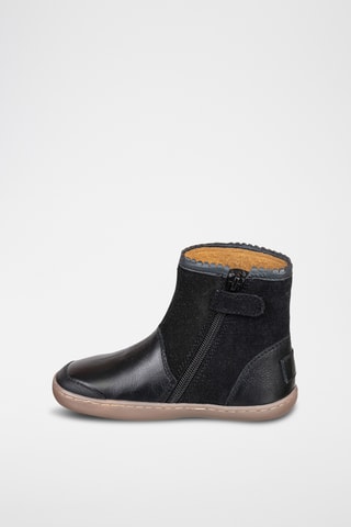 Botins em couro - Preto