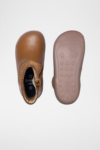 Bottines en cuir - Marron