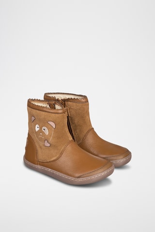 Bottines en cuir - Marron