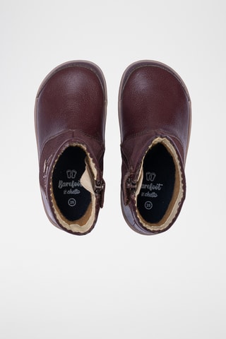 Bottines en cuir - Bordeaux