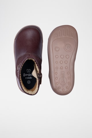 Bottines en cuir - Bordeaux