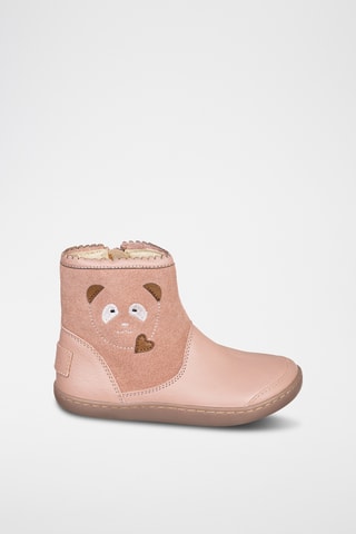 Bottines en cuir - Rose