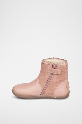 Bottines en cuir - Rose