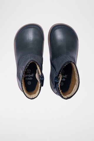 Botins em couro - Azul-marinho