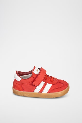 Baskets en cuir - Rouge