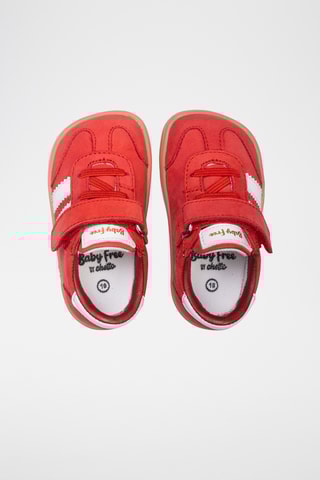 Baskets en cuir - Rouge