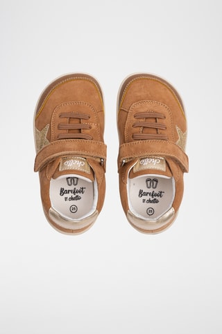 Baskets en cuir - Camel