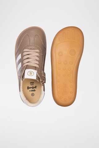 Baskets en cuir - Taupe