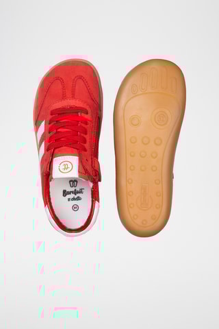 Baskets en cuir - Rouge