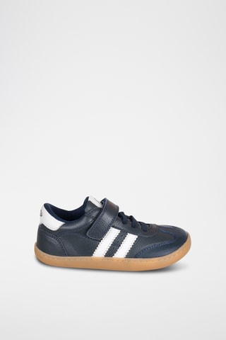 Baskets en cuir - Bleu marine