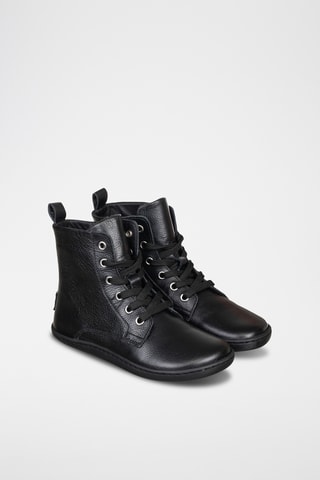 Bottines en cuir - Noir