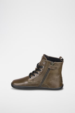 Bottines en cuir - Kaki