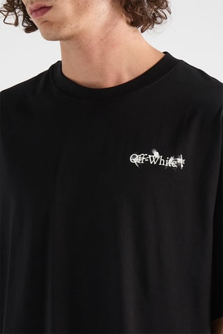 T-shirt Flower Arrow - Zwart