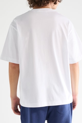 T-shirt Skull Flower -  Wit