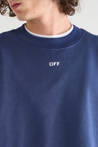 Sweater Off Stamp - Marineblauw