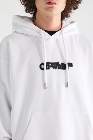 Sweater met Capuchon Spray Arrow - Wit