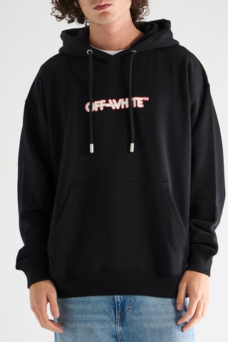 Sweater met Capuchon Round Logo - Zwart