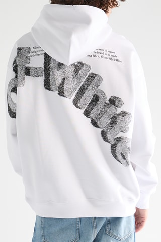 Sweater met Capuchon Logo Skate - Wit