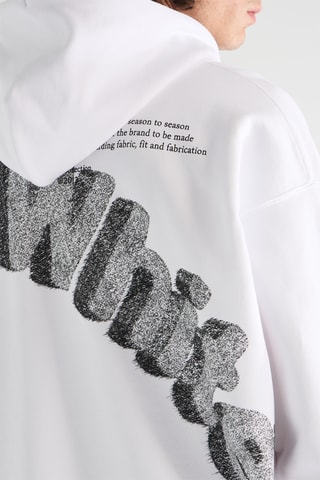 Sweater met Capuchon Logo Skate - Wit