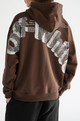 Sweater met Capuchon Logo Skate - Bruin